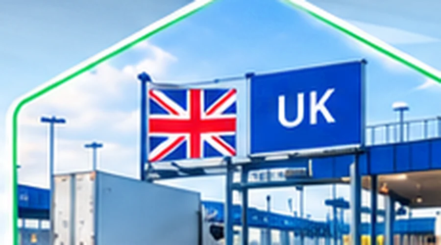 Celní odbavení na hranici s Velkou Británií